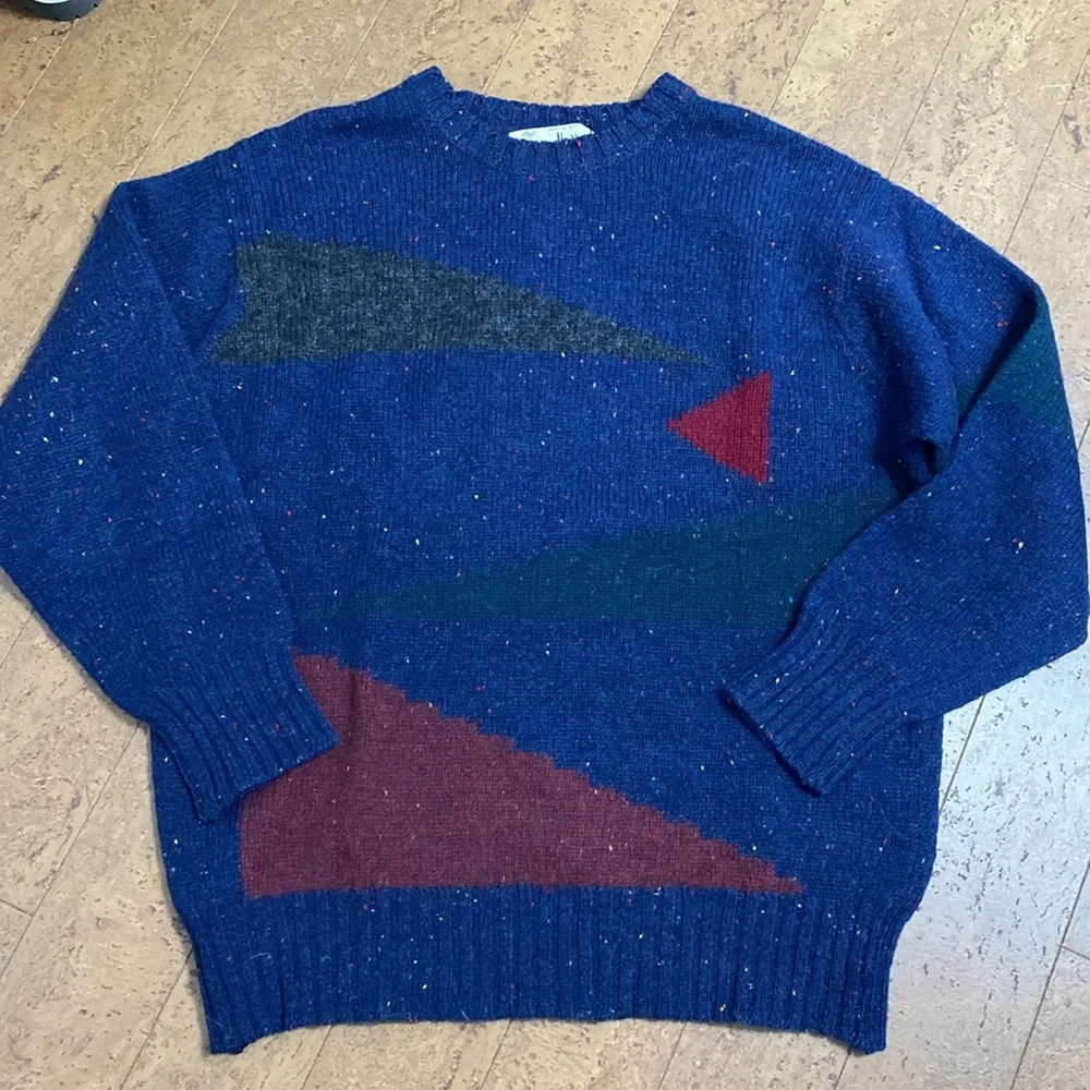Vintage 90’s  Braemar pullover Sweater for Harrods London! EUC!! Unisex! Size L - Picture 11 of 13